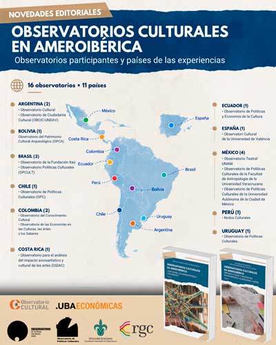 Novedades editoriales: “Observatorios culturales en Ameroibérica”